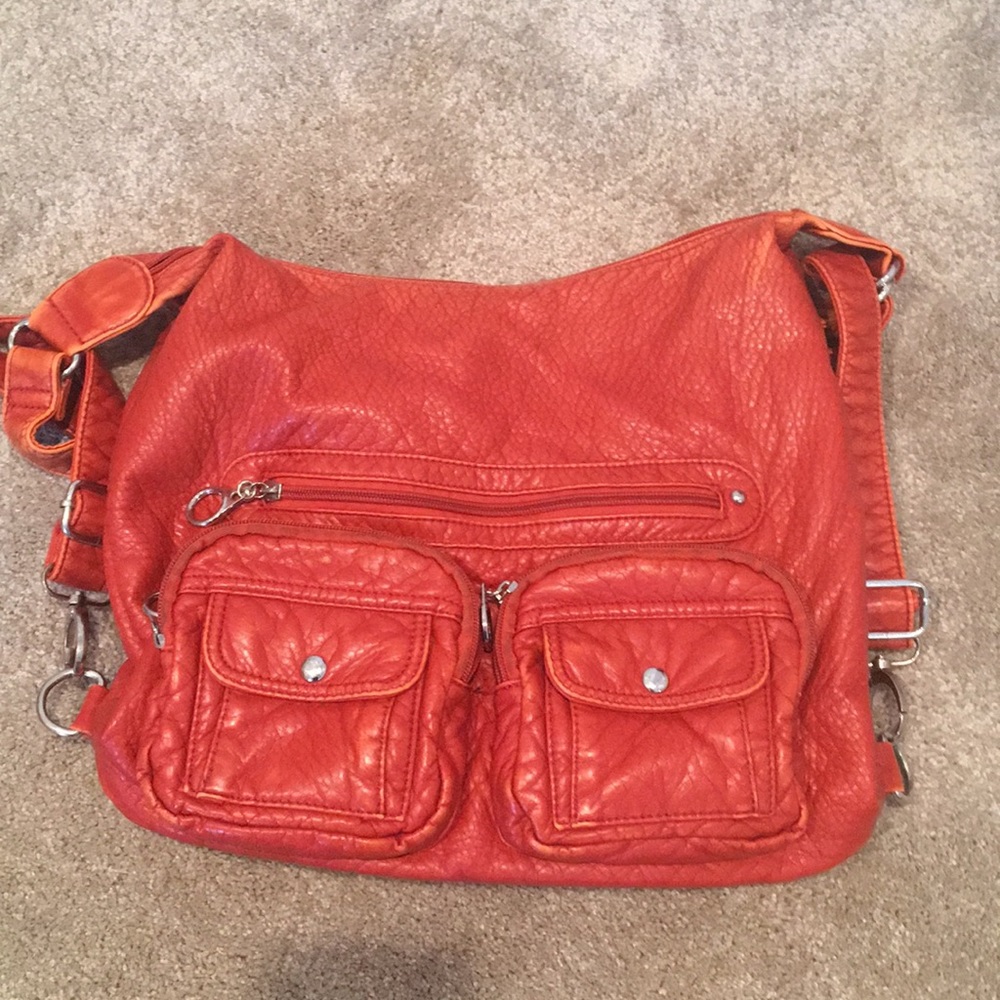 Sunset orange purse from Nordstrom
